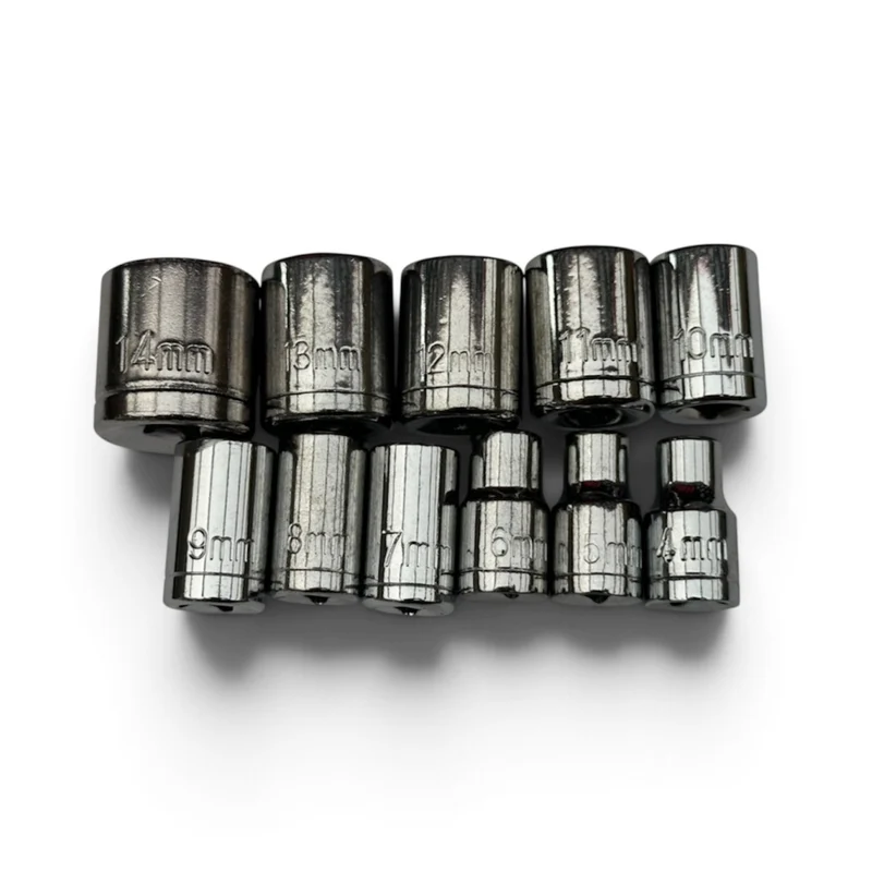 Schroevendraaierset 37-delig T-greep Bitset en Dopsleutelset Doppen 4–14 mm Gereedschapset