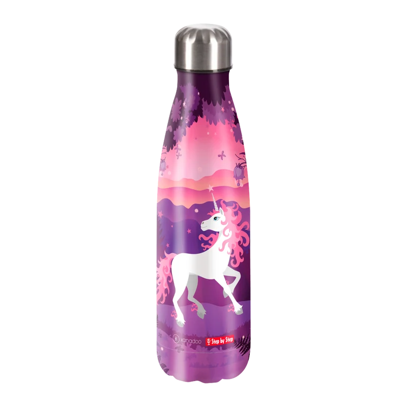 Step by Step Edelstahl Trinkflasche 0,5 Liter Unicorn