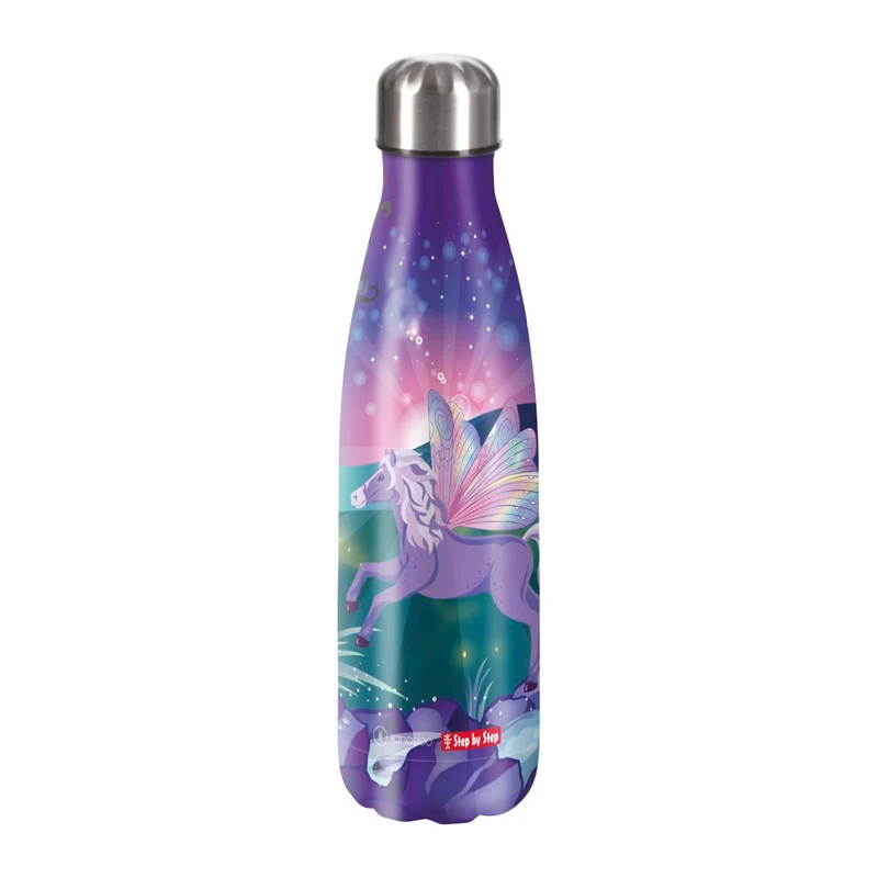 Step by Step Edelstahl Trinkflasche 0,5 Liter Pegasus Emily
