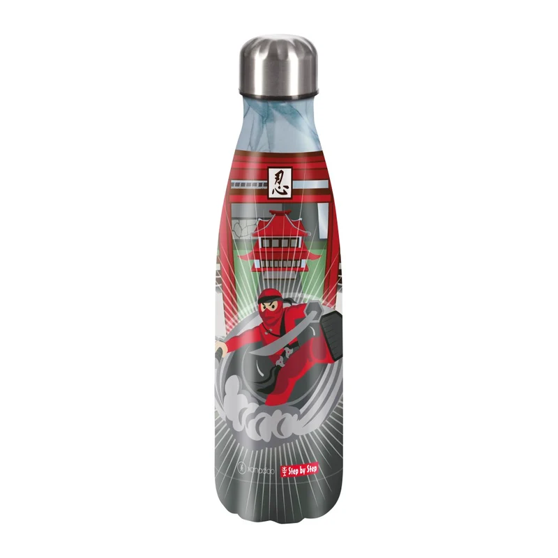 Step by Step Edelstahl Trinkflasche 0,5 Liter Ninja Yuma
