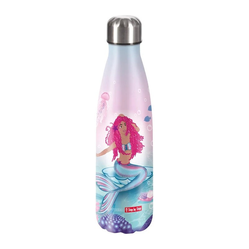 Step by Step Edelstahl Trinkflasche 0,5 Liter Mermaid Lola