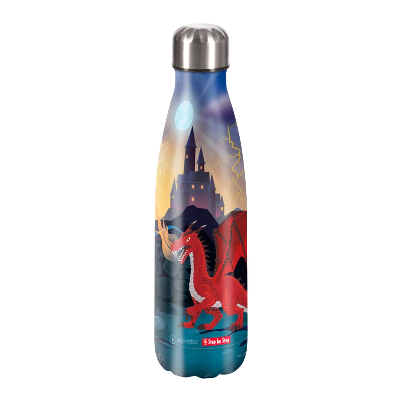 Step by Step Edelstahl Trinkflasche 0,5 Liter Dragon