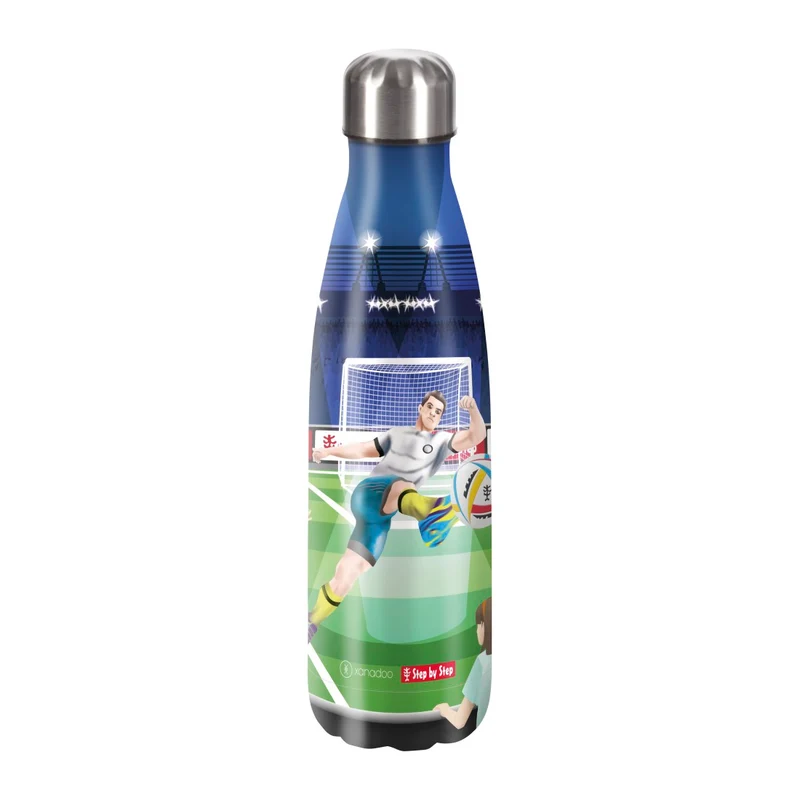 Step by Step Edelstahl Trinkflasche 0,5 Liter Soccer Ben