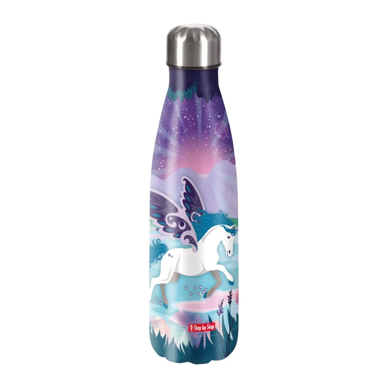 Step by Step Edelstahl Trinkflasche 0,5 Liter Dreamy Pegasus Shadow