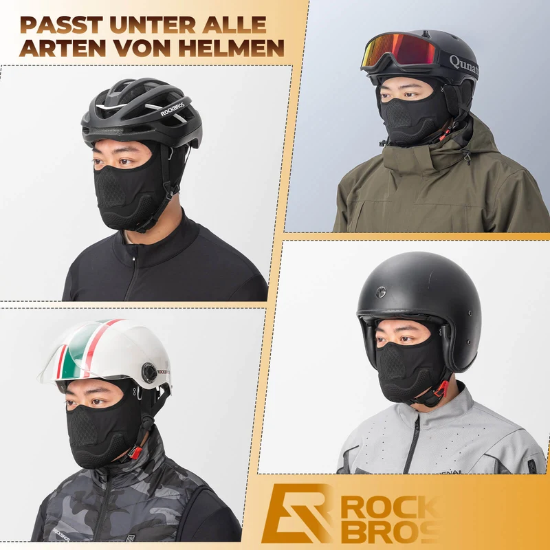 ROCKBROS Winter Balaclava Multifunktion Sturmhaube Winddicht Atmungsaktiv