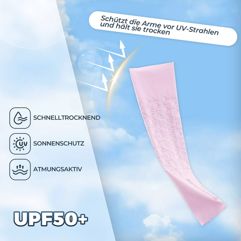 ROCKBROS Armlinge Arm Sleeve Sonnenschutz Kühles Gefühl Schnell Trocknend