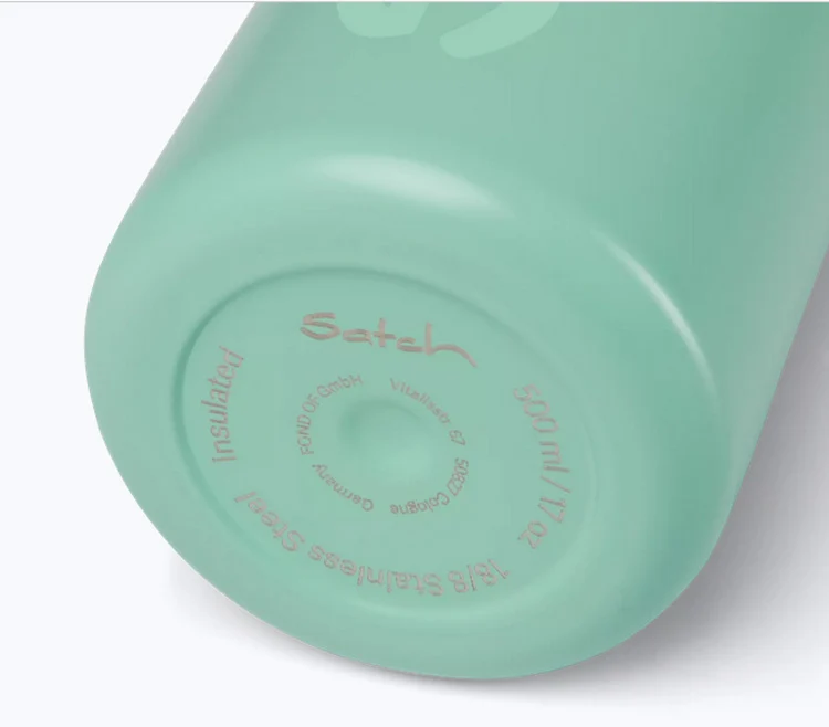 Satch Edelstahl Trinkflasche 500ml blau