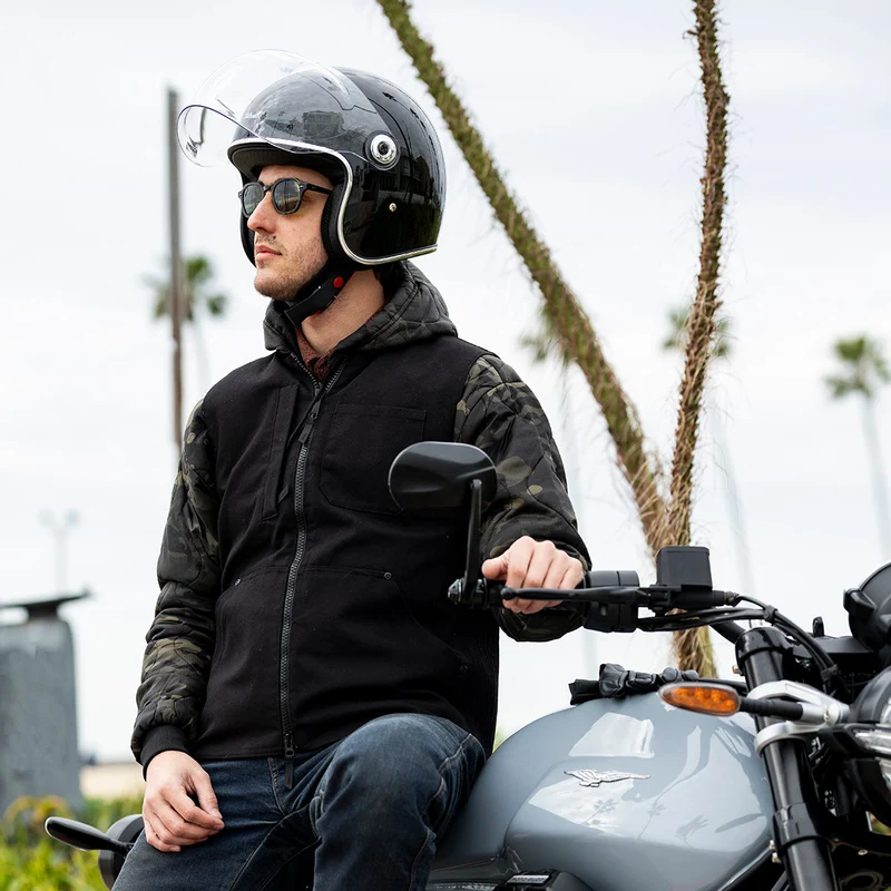 Biltwell Tahoe Solid Open Face Motorcycle Helmet