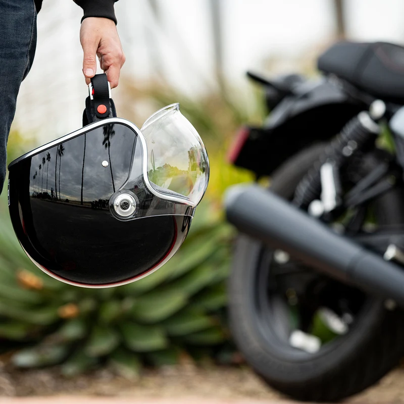 Biltwell Tahoe Solid Open Face Motorcycle Helmet