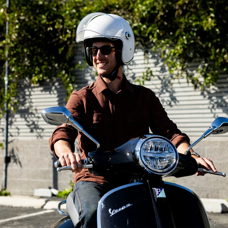 Biltwell Tahoe Solid Open Face Motorcycle Helmet