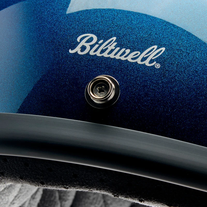 Biltwell Bonanza Holeshot Open Face Motorcycle Helmet