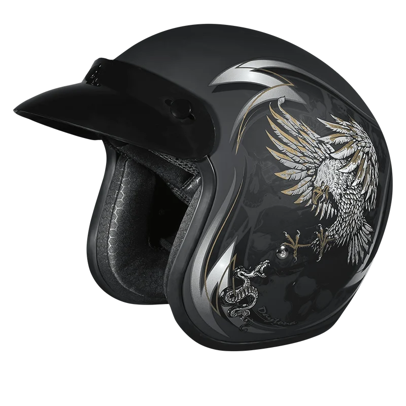 Daytona Cruiser Wild Soul Open Face Motorcycle Helmet