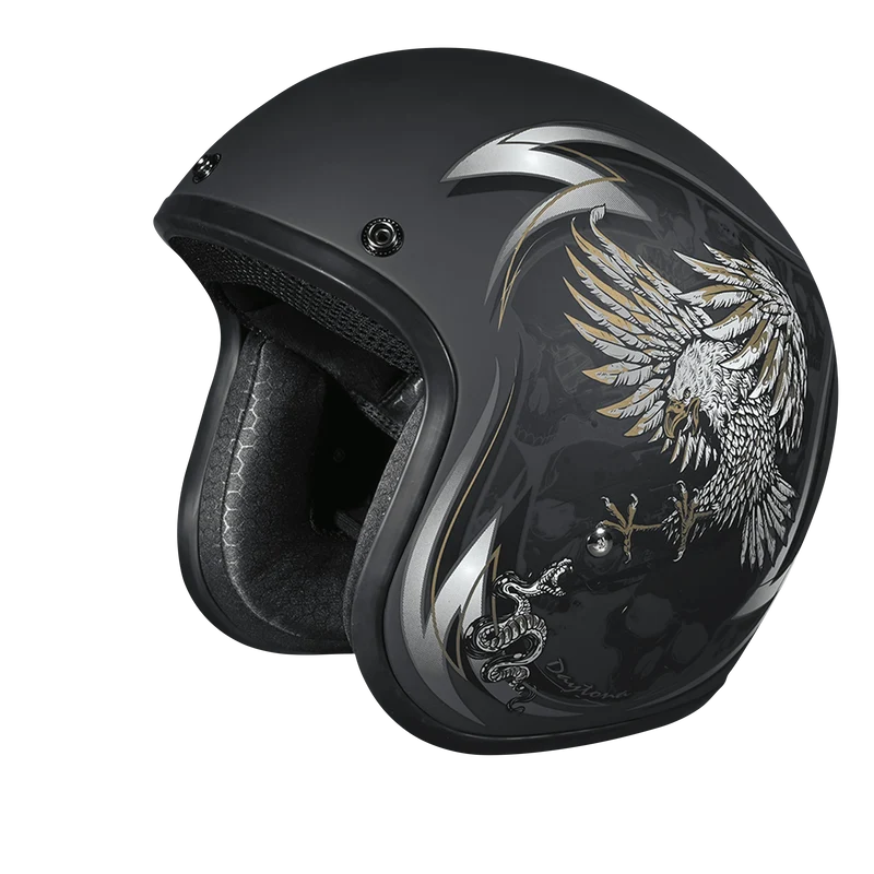 Daytona Cruiser Wild Soul Open Face Motorcycle Helmet