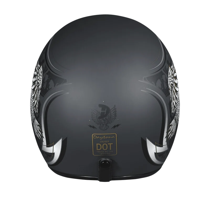 Daytona Cruiser Wild Soul Open Face Motorcycle Helmet