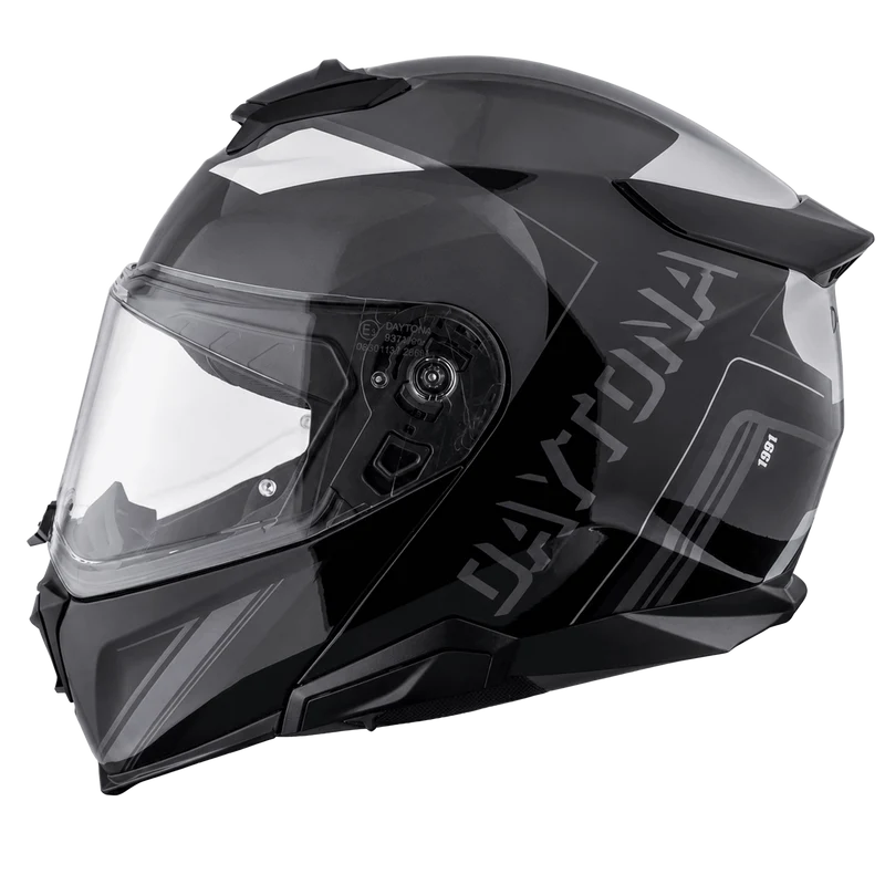 Daytona Legacy Obsidian Modular Motorcycle Helmet
