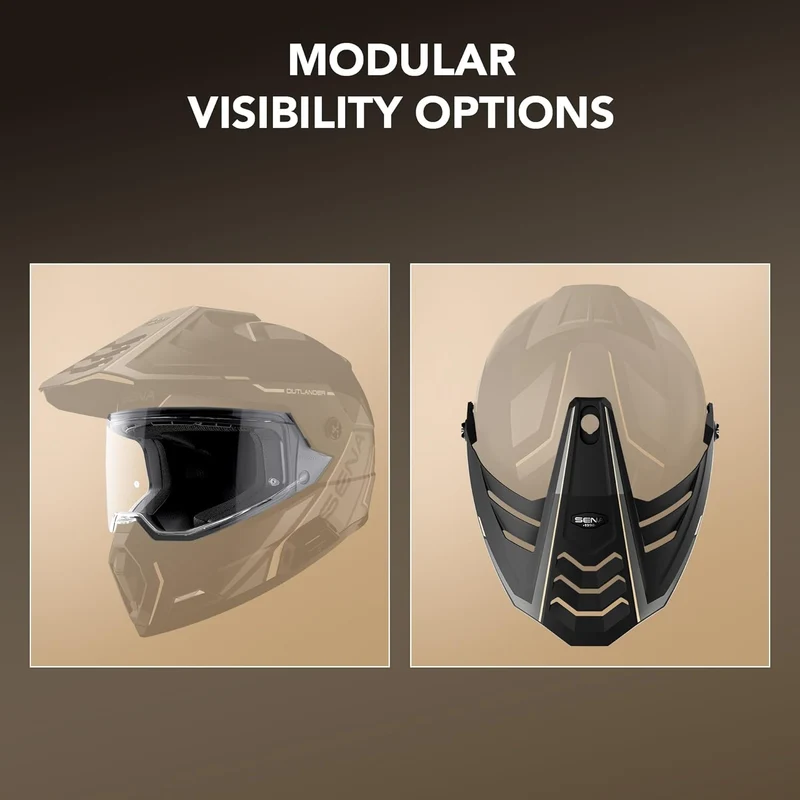 Sena Outlander Dual Sport Bluetooth Smart Motorcycle Helmet