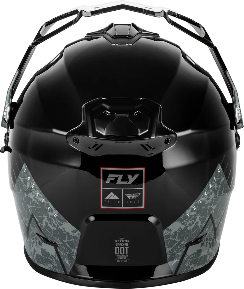 Fly Racing Trekker Granite Black Motorcycle Helmet