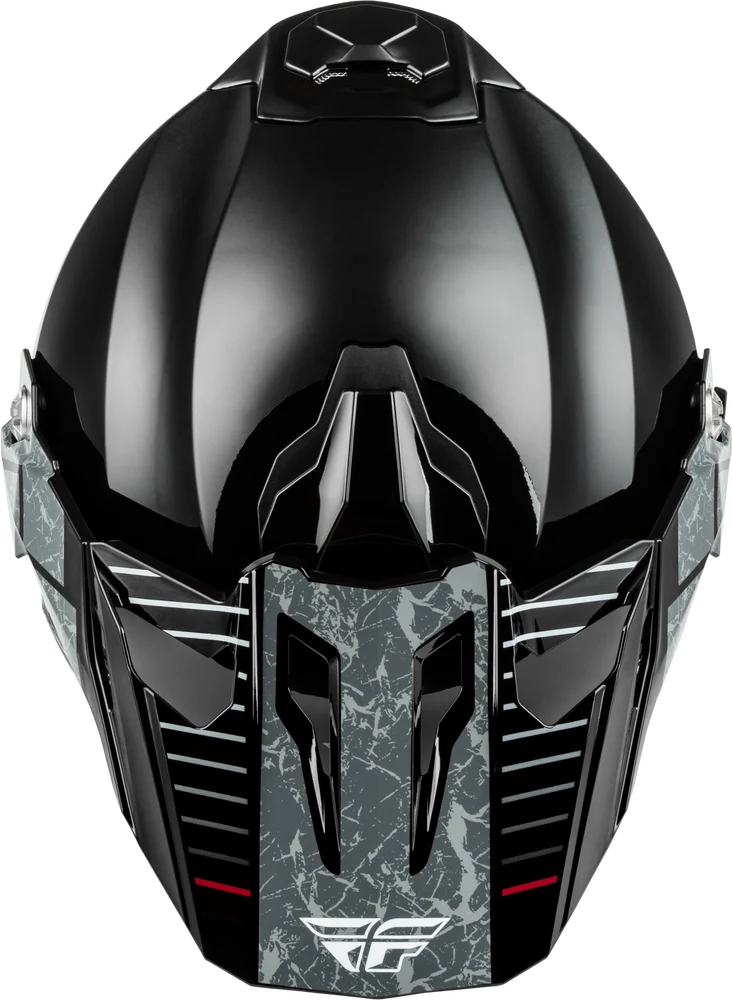 Fly Racing Trekker Granite Black Motorcycle Helmet