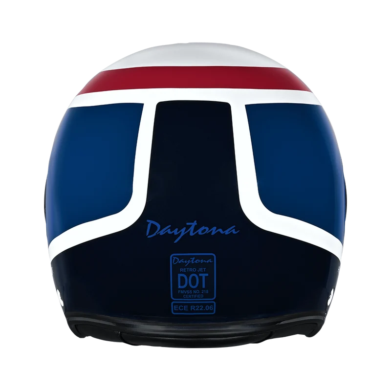 Daytona Retro Jet Patriot Open Face Motorcycle Helmet