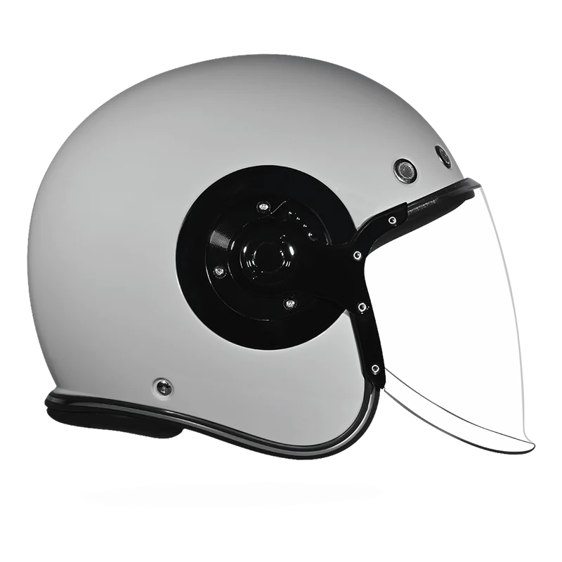 Daytona Retro Jet Solid Open Face Motorcycle Helmet