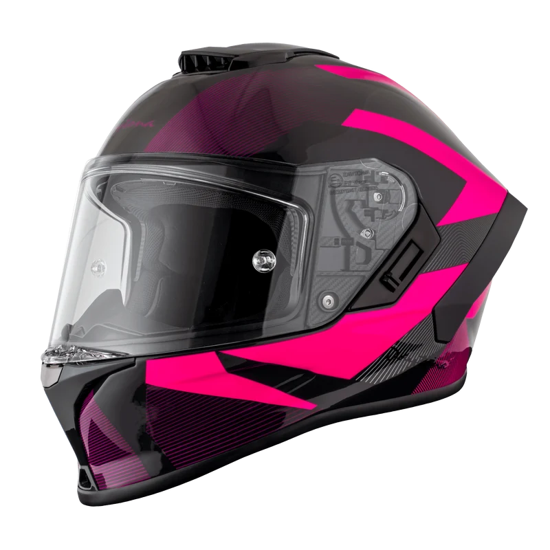 Daytona Viper Cyberpink Full Face Motorcycle Helmet