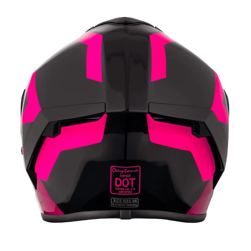 Daytona Viper Cyberpink Full Face Motorcycle Helmet