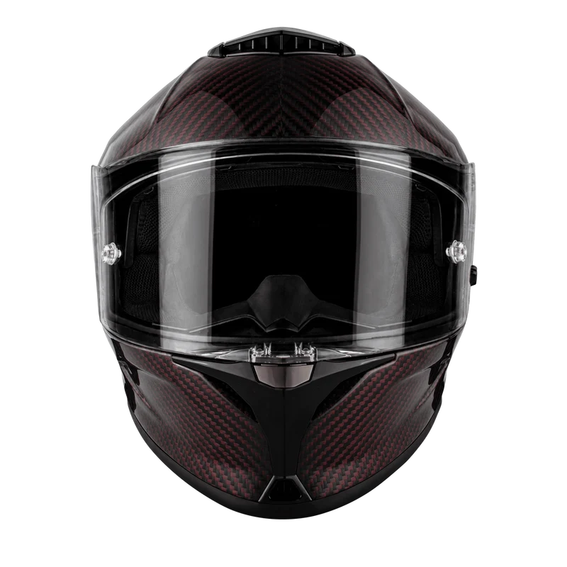 Daytona Viper Red Carbon Fiber Full Face Motorcycle Helmet