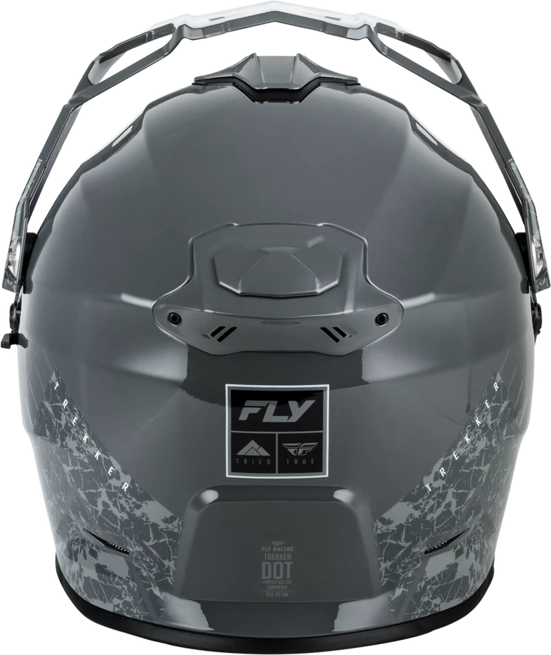 Fly Racing Trekker Granite Grey Motorcycle Helmet