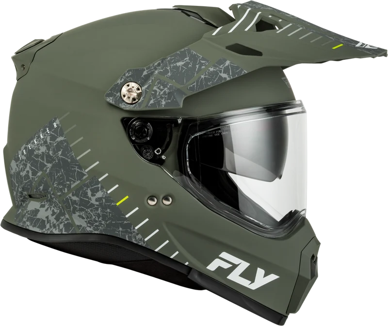 Fly Racing Trekker Granite Matte Sage Motorcycle Helmet