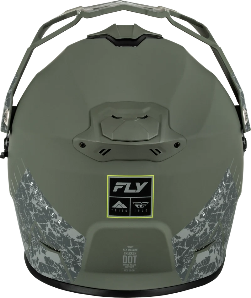 Fly Racing Trekker Granite Matte Sage Motorcycle Helmet