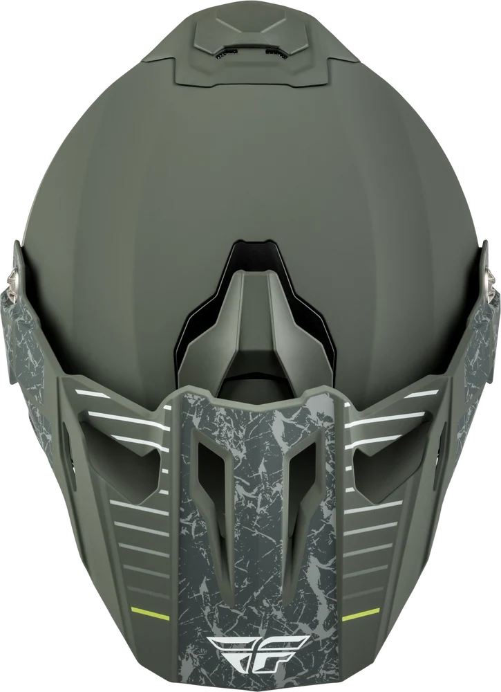 Fly Racing Trekker Granite Matte Sage Motorcycle Helmet