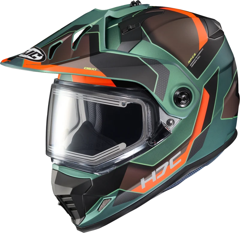 HJC DS-X1 Synergy Electric Snow Dual Sport Motorcycle Helmet