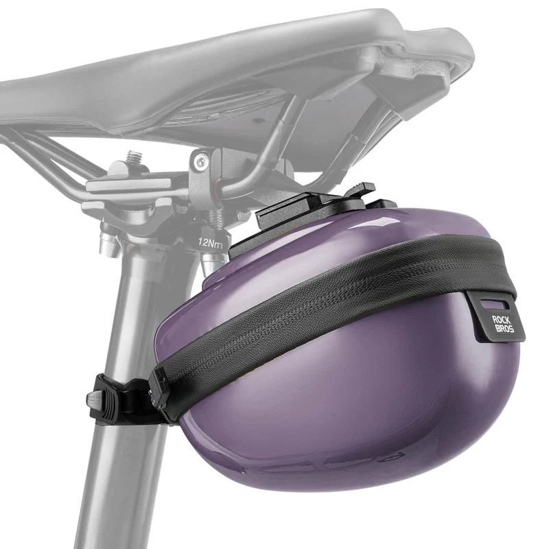 Fahrrad Satteltaschen Hard Shell Reflektierend 0,4 L mit Halterung
