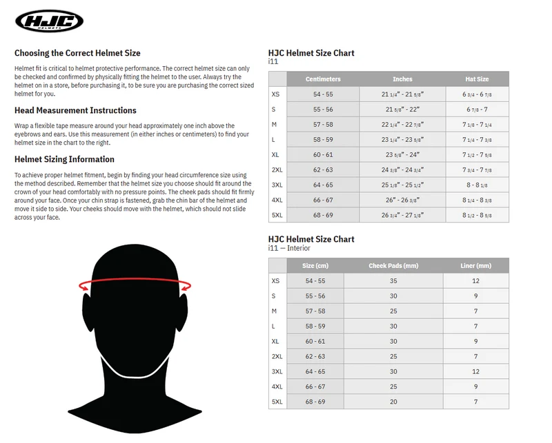 HJC i11 Instant Full Face Motorcycle Helmet