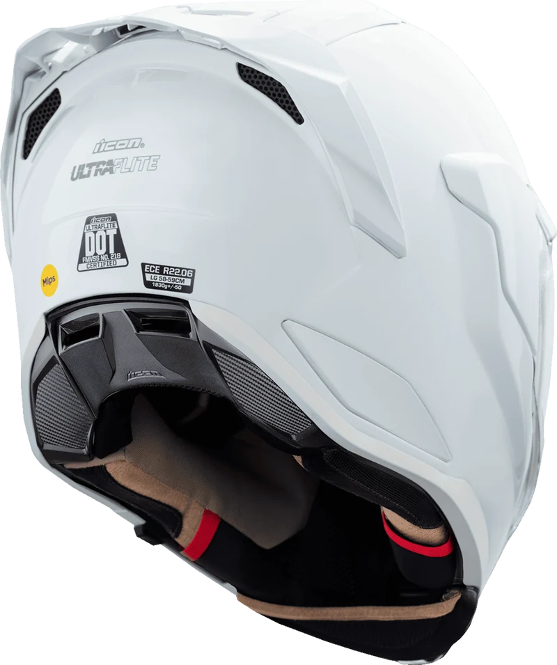 Icon Ultraflite Solid Full Face Motorcycle Helmet