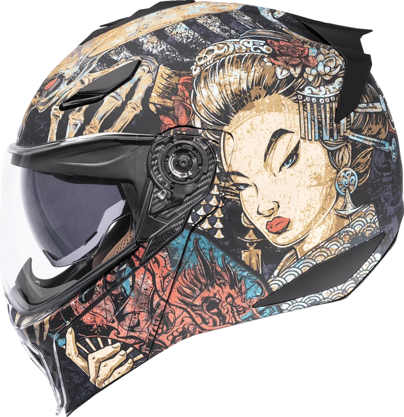Icon Threshold Odokuro Modular Motorcycle Helmet
