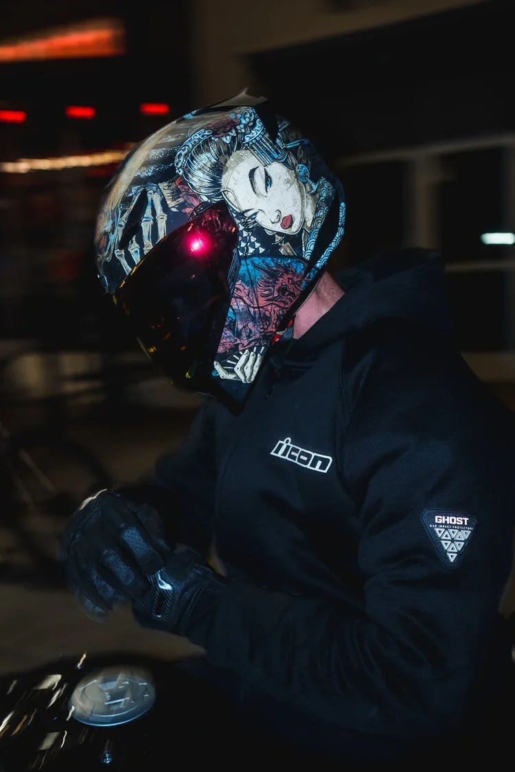 Icon Threshold Odokuro Modular Motorcycle Helmet