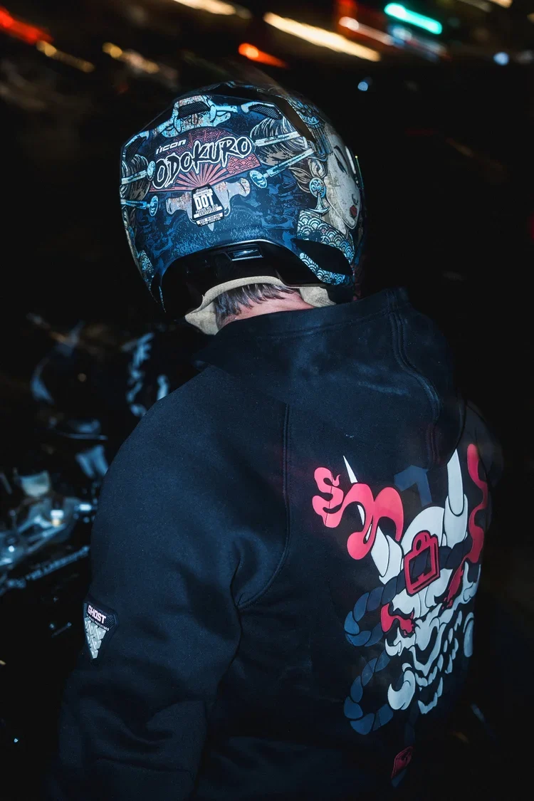 Icon Threshold Odokuro Modular Motorcycle Helmet