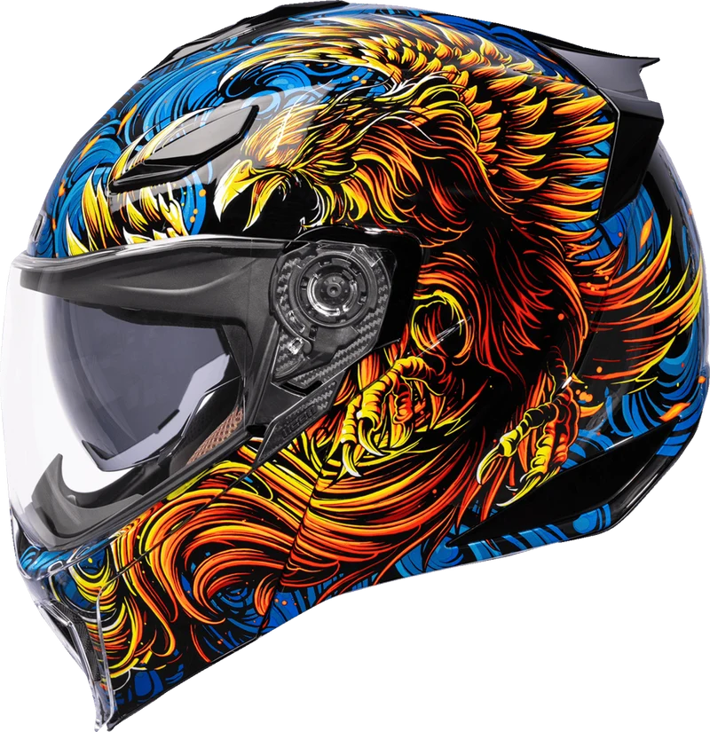 Icon Threshold Burn Birdie Burn Modular Motorcycle Helmet