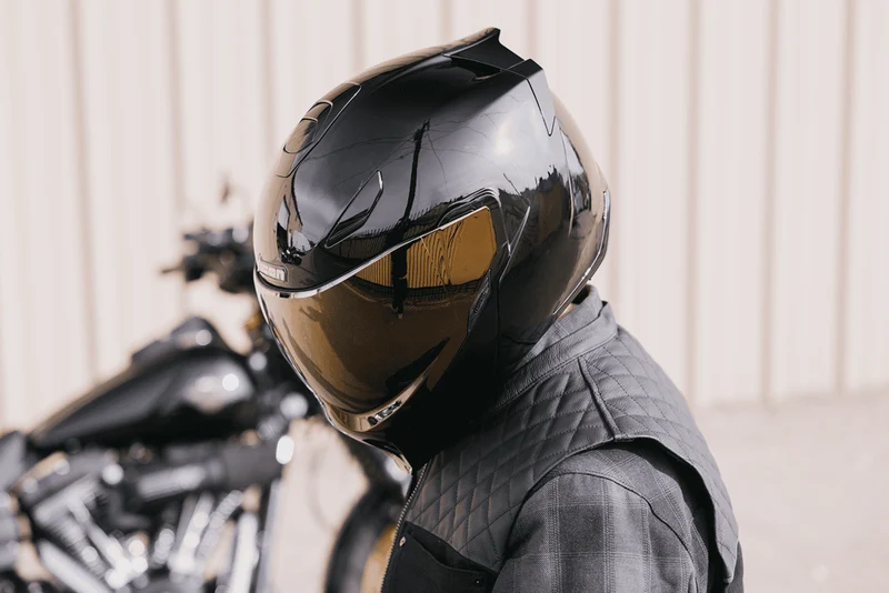 Icon Threshold Solid Modular Motorcycle Helmet