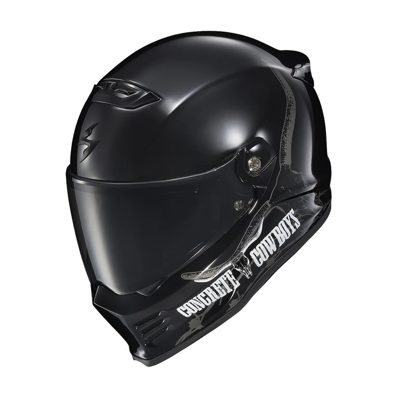 Scorpion EXO Covert FX Concrete Cowboys Full Face Motorcycle Helmet