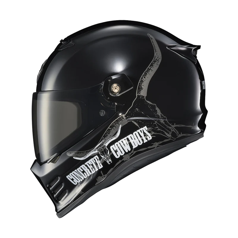 Scorpion EXO Covert FX Concrete Cowboys Full Face Motorcycle Helmet
