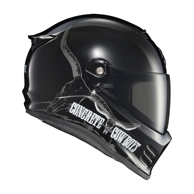 Scorpion EXO Covert FX Concrete Cowboys Full Face Motorcycle Helmet