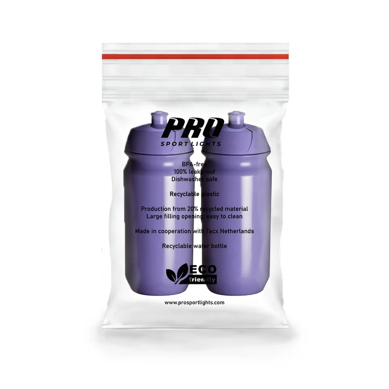x2 Pro Sport Lights Drinkbus - 500 ml - Violet