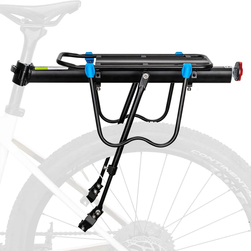 ROCKBROS Fahrrad Gepäckträger mit Reflektor und Schnellspanner 24-29 Zoll