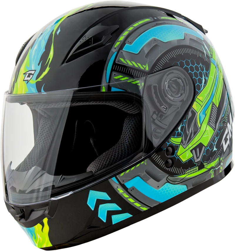 Gmax GM-49Y Youth Charge Full Face Motorcycle Helmet