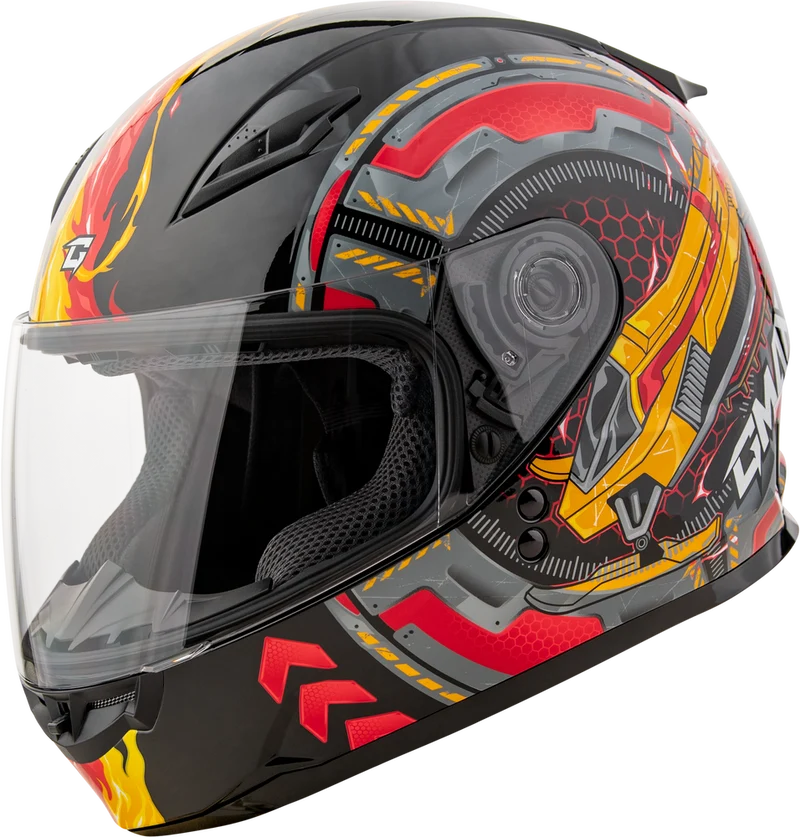 Gmax GM-49Y Youth Charge Full Face Motorcycle Helmet