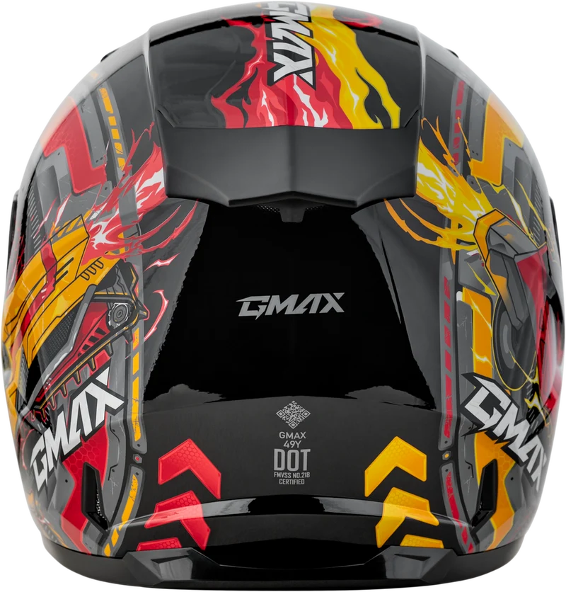 Gmax GM-49Y Youth Charge Full Face Motorcycle Helmet