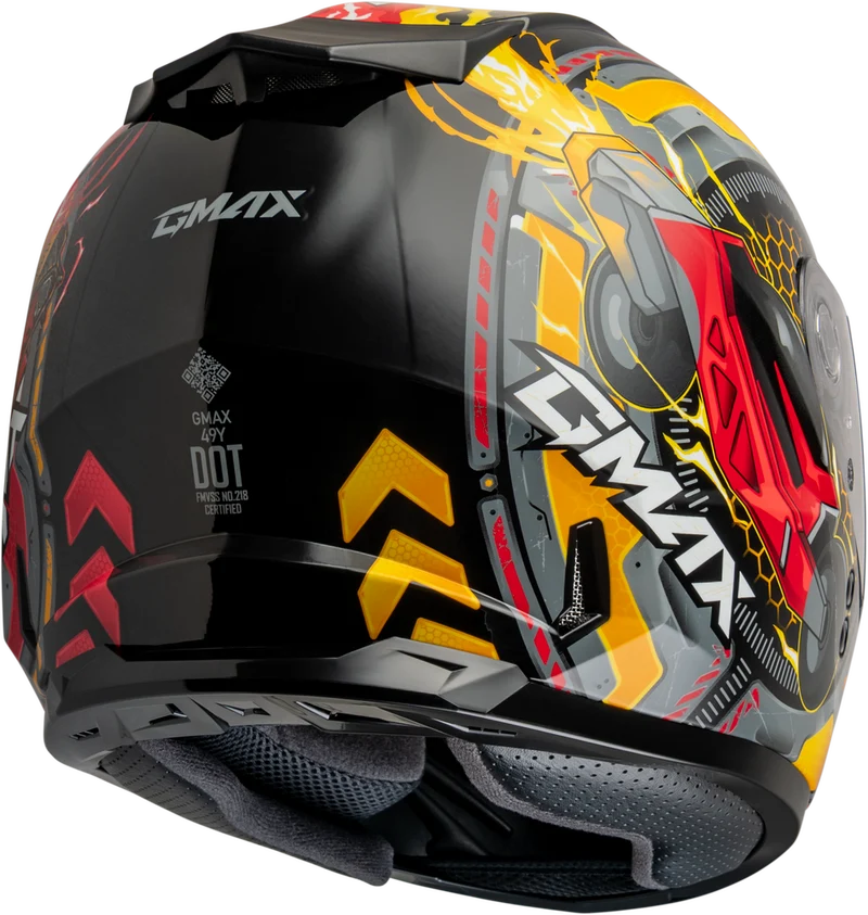 Gmax GM-49Y Youth Charge Full Face Motorcycle Helmet