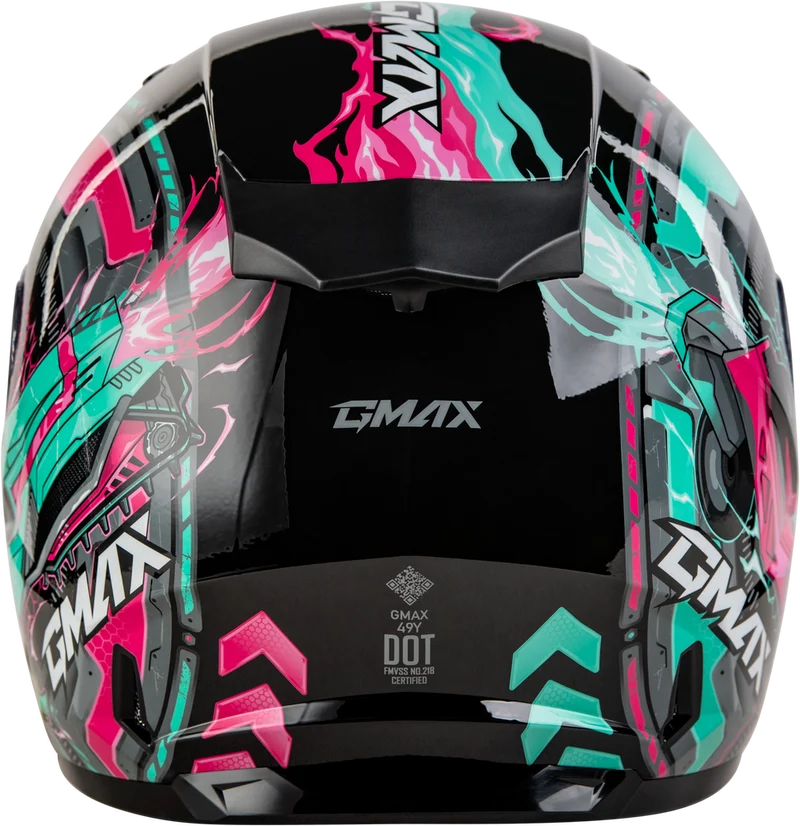 Gmax GM-49Y Youth Charge Full Face Motorcycle Helmet